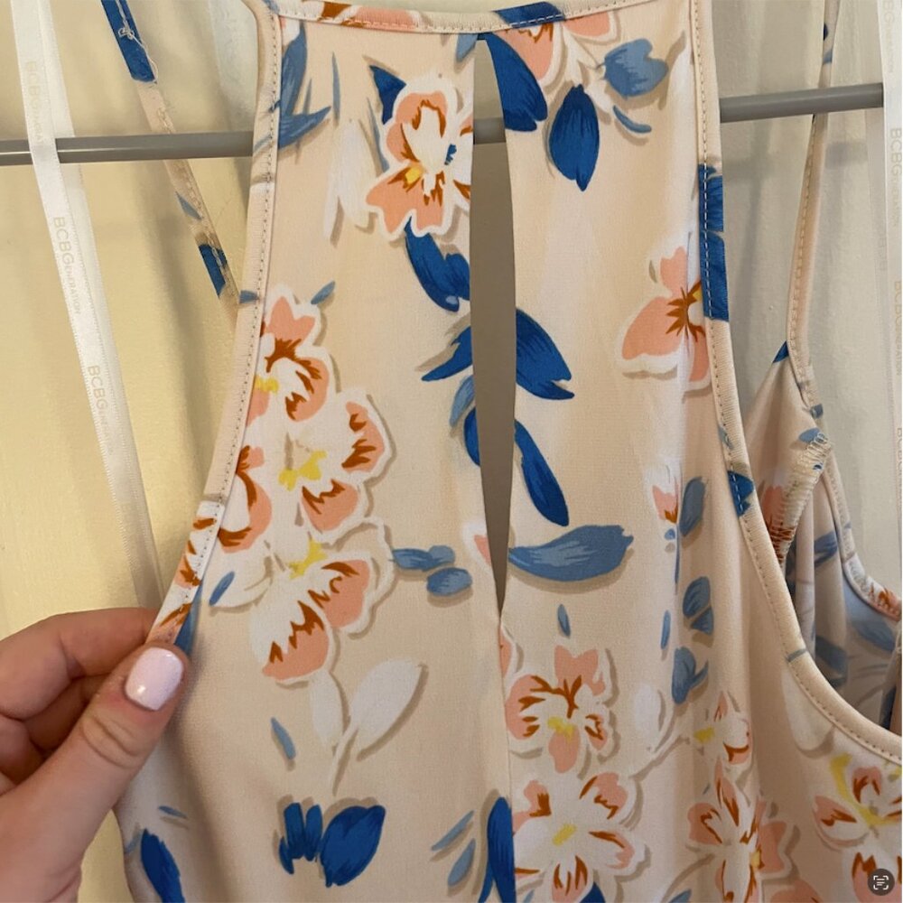 BCBGeneration Floral Racerback Maxi Dress – Size Small - Picture 6 of 8